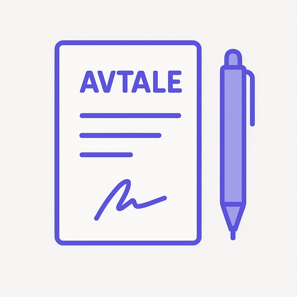 Service- og vedlikeholdsavtale - Dokumentmal